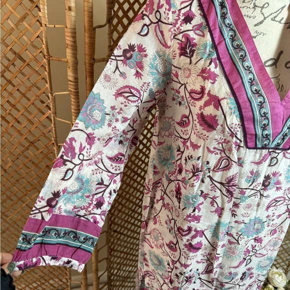 Zara Cotton Floral Tunic - Picture 5 of 9